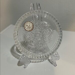 Crystal Clear Signatures “Essex” Coasters Set of 4 | 24% Lead Crystal | 1999